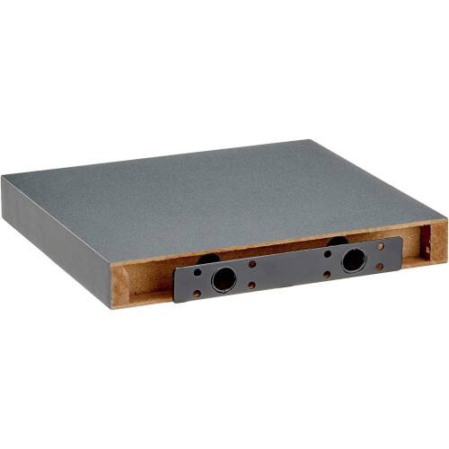 Grey High Gloss Floating Shelf Storage Bookcase 2