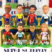 (7) 2026 World Cup Mascot Figurine Soccer Star Model Collectible Desk Decor Gift Box