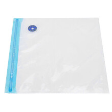 new 25-26 6Pcs Vacuum Zipper Bags Food Sealer Storage Reusable Bags with Double Layer Zippers Designed(29x22cm )