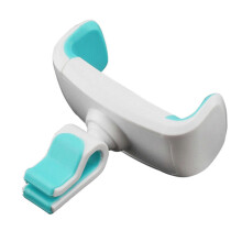 Autohouder voor telefoon, verbeterde ventilatieroosterhouder voor auto, handsfree telefoonhouder voor navigatie, wit en blauw