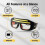 Multi-Functional Eyeglass Lamp, Type-C Charging, Wave Sensor Control, Ultra-Light Headlamp, 800mAh Battery, Hands-Free Reading Light 4