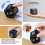 Flip Timer with Vibration Silent Mode, Type-C Charging, Sports and Cooking Time Manager, Compact Digital Countdown Timer 3