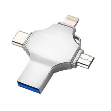 2TB USB 3.0 geheugenstick voor iPad, type-c, Android en iPhone, compacte foto-opslag, snelle gegevensoverdracht, duurzaam en handig