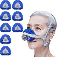 8 Pezzi Fodere per Maschera CPAP in Cotone Traspirante, Compatibili con N20, per Pazienti con Apnea Notturna, Coperture Morbide e Confortevoli