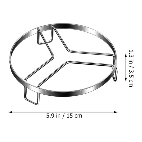 Steam rack pot steamer insert stainless steel medium round 2