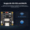 Waveshare Placa de Desenvolvimento ESP32-C6 com Display LED RGB de 1,3 Polegadas (240x240), Driver ST7789, Wi-Fi 6,  5 e Pinos de Solda 4