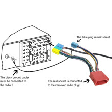 20pin/8pin 5.0 Audio Adapter Radio Connector Car Stereo Fits for A2 8L 8P Car Radio Connector