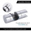 Adjustable Shower Holder Bracket for 18-25 mm Handheld Shower Heads, Polished Chrome Replacement Mount 2