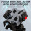 Bike Phone Mount, Universal Mechanical Lock Phone Navigation Holder Mount Includes Rearview Mirror Handlebar Base 8