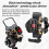 Bike Phone Mount, Universal Mechanical Lock Phone Navigation Holder Mount Includes Rearview Mirror Handlebar Base 2