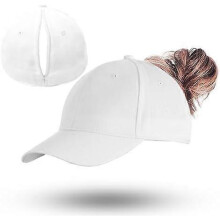 Magnetische Baseballkappe für Damen mit verstellbarer Öffnung hinten, geeignet für jeden Pferdeschwanz, bequem und atmungsaktiv