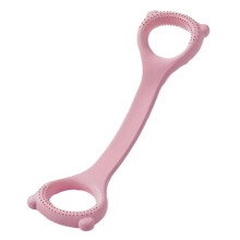 Weerstandsband voor fitness met antislip handgrepen, 18 kg, voor mannen en vrouwen, elastische borsttrainer en trainingsband voor kracht en thuistrain