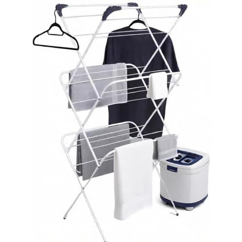 Metal 3 Tier Clothes Airer Laundry Drying Rack 2