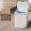Smart Trash Bin with Sensor, 12L Automatic Open Lid Garbage Bin, Odor Control Storage Box for Kitchen and Bathroom 2