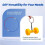 50pcs Wire Keychain Cable, Stainless Steel Cable Keyring , Luggage Tag Loops, Keychain Cable 2