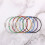 50pcs Wire Keychain Cable, Stainless Steel Cable Keyring , Luggage Tag Loops, Keychain Cable 5