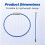 50pcs Wire Keychain Cable, Stainless Steel Cable Keyring , Luggage Tag Loops, Keychain Cable 3