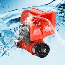 12V Loud Horn Snail Design Car Horn High Decibel Waterproof Motorcycle Horn Durable Universal Fit Air Pump Horn