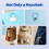 50pcs Wire Keychain Cable, Stainless Steel Cable Keyring , Luggage Tag Loops, Keychain Cable 7