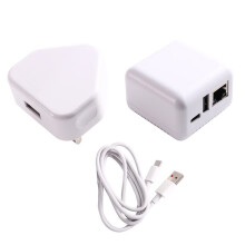 NP330N Network Print Server USB 2.0 LAN Print Sharing Network USB 2.0 Print Server for Android PC Printer UK Plug