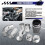 76mm 3" Universal Car Cold Air Intake System with Air Filter Auto Aluminium Intake Pipe Hose Modification Kits Silver 5