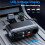 7-in-1 Car Cigarette Lighter Adapter with LED Voltage Display and Retractable 45W USB-C/30W  Cables 5