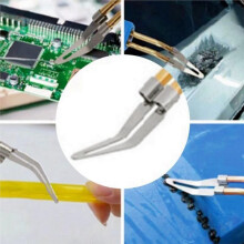 Soldering Iron Tip for Plastic Welding, Hot Stapler Smoothing Tool, Stainless Steel Welding Repair Tip for Bumper