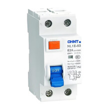 CHNT 2P 230V 50/60HZ RCBO Leakage Circuit Breaker with Overload Protection Magnetothermal NL1-63