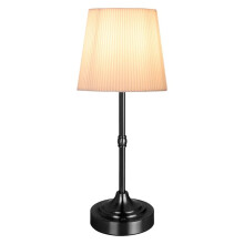 Kleine Tischlampe, Warmweißes LED-Licht, Kabellos, Aus Eisen, USB-Aufladbar, 5200 MAh, Tragbar, Kabellos, Schwarz