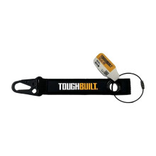 TOUGHBUILT Hook & Loop Tool Carabiner Heavy Duty Sprayed Key RingNylon Webbing Portable Mountaineering Hawksbill Hooks