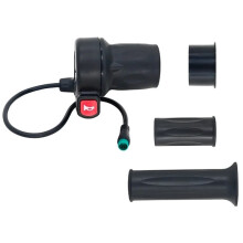 Mountain Biking Throttle Grip 23X Throttle Lever for Mountain Bikes Throttle Lever Black Wide for Ergonomic Design