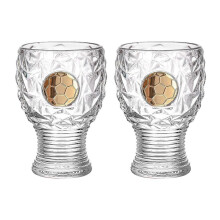Bierglas in Pokalform für Fußball, schwerer Becher für Craftbier, robust, stilvoll und ideal für Partys sowie den täglichen Genuss