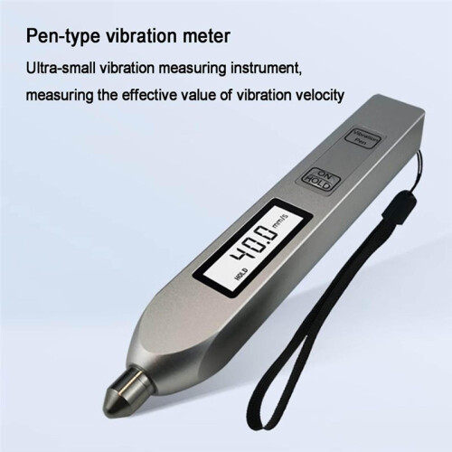 Pen Vibration Tester, Digital Analyzer Meter with LCD Screen, 0.1-199.9m/S², for Mechanical Fault Detection 1