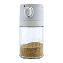 Dispensador de condimento para barbacoa, de vidrio hermético, para camping y cocina, ideal para salsas y especias secas