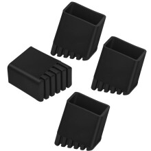 4 Stück Gummifüße für Leitern, Leiterfüße, Gummifüße, Fußkappen für Trittleitern, 20 X 30 mm