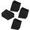 4 Embouts en Caoutchouc pour Escabeaux, 20 X 30 mm 1