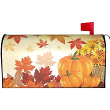 Copertura magnetica per cassetta postale natalizia 21x18 pollici, decorazione invernale con fiocchi di neve, compatibile con la maggior parte delle