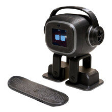EMO Interaktiver KI Desktop-Roboter mit Kamera Magnetbasis Tanz Lade-Skateboard Mehrsprachiger Begleiter