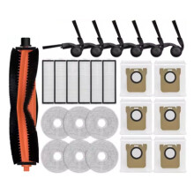 Kompatibel mit für Roboterstaubsauger H50 / H50 Pro Hauptseit Bürste Filter Wischmopp Staubbeutel Teile Zubehör Ersatz