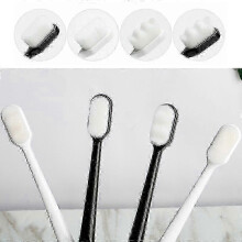 new 4 Pack Ultra-Fine Micro-Nano Toothbrush with 20,000 Soft Bristles for Sensitive Gums & Travel