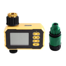 WiFi Solar Sprinkler Timer Water Timer Rechargeable with Rain Delay Manual & Automatic Watering for Garden Hose