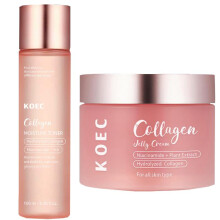 Collagen Jelly Face Cream 100g Nourishing Moisturizer Shrinks Pores Removes Comedones Face Toner Korean Skin Care