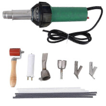 new 1600w Hot Air Welding Machine Kit Plastics Heat-welders Tool Set with Welding Speed Nozzle Amp; Roller Rod Plastics Welding Machine