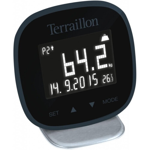 Terraillon Web Coach Easy View Electronic Oval Anthracite