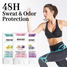 (Baby powder) Antiperspirant Deodorant Stick 48H Long Lasting Refreshing Fragrance Body Odor Remover for Summer