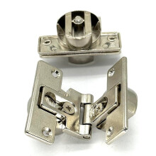 2-Piece 180-Degree Folding Hinge for Cabinet Linkage Doors, Hidden Door Hardware