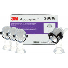 3m accuspray atomising head pps series 2.0, 1.8 mm, clear, 26618