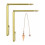 Retractable Dowsing Rod + Cone Pendulum Kit Metal Dowsing Rod for Water Treasure Finding Tools B 1