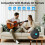 CD Player Multi-Functional with , Headphones, LCD, AUX CD Player FM Transmitter USB Playback 4