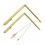 Retractable Dowsing Rod + Cone Pendulum Kit Metal Dowsing Rod for Water Treasure Finding Tools B 3
